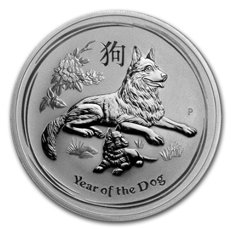2018澳洲狗年銀幣(1 kg)(全新，未流通)